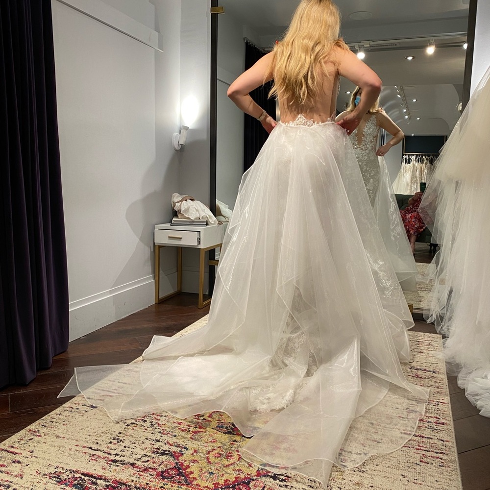 NWT Romona Keveza Bridal Overskirt